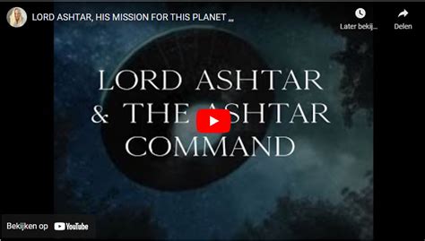 LORD ASHTAR HIS MISSION FOR THIS PLANET Lynne Rondell