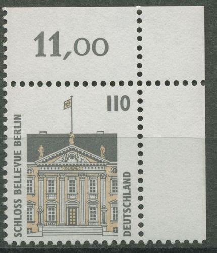 Bund 1997 Sehenswürdigkeiten SWK 1935 Ecke 2 postfrisch Briefmarken