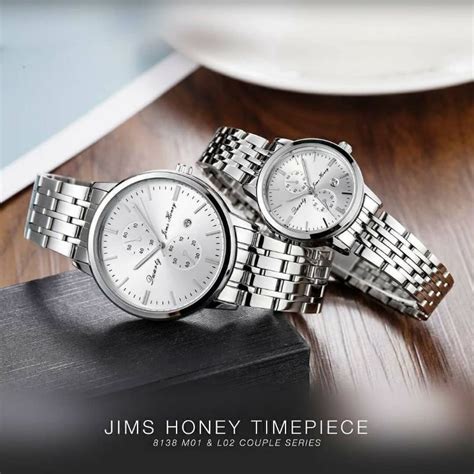 Jual SALE 30 JT 8138 JIMS HONEY Jam Tangan Couple FREE BOX EXCLUSIVE