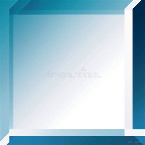 A Blue and White Square Frame with a White Border Stock Illustration ...