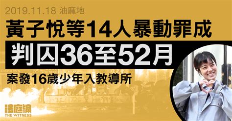 1118油麻地｜15人暴動罪成 黃子悅等14人囚36至52月 案發16歲少年入教導所 法庭線 The Witness