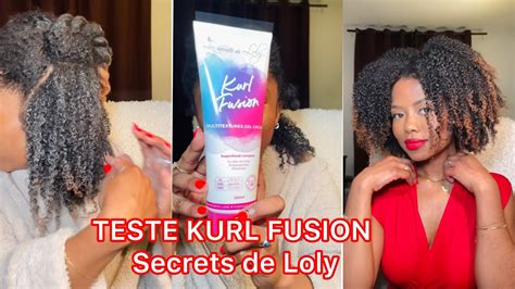 Je TESTE KURL FUSION De Secrets De Loly 4A B Hair YouTube