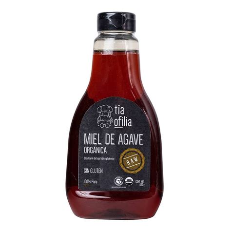 Miel De Agave T A Ofilia Org Nica Raw G Walmart