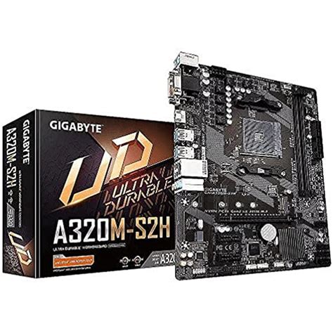 Gigabyte GA A320M S2H AM4 Micro ATX 主板 部分 PC Builds