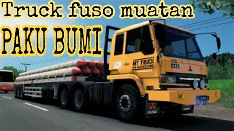 Mod Bussid Truck Fuso Mustan Paku Bumi Truck Fuso Mod For Bus