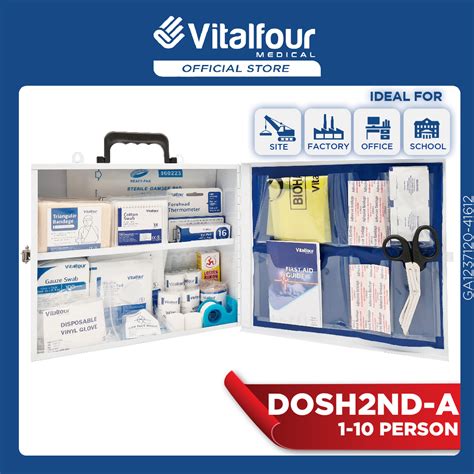 Malaysia DOSH Compliance DOSH2nd Workplace First Aid Kit Box A For