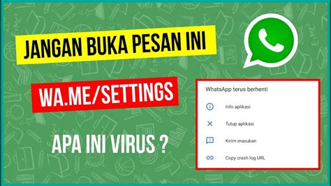 Jangan Buka Pesan Ini Wa Me Settings Berikut Pembahasannya Dan