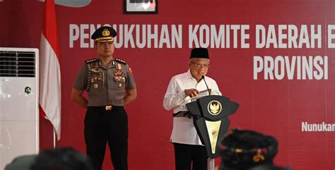 Wapres Harapkan Kaltara Jadi Etalase Terdepan Pengembangan Ekonomi Dan