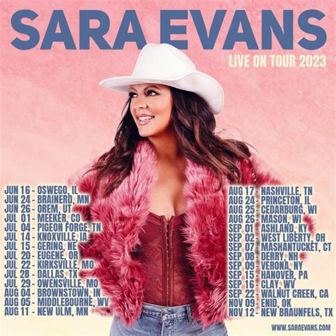 Sara Evans Announces 2023 Tour Dates | Hometown Country Music