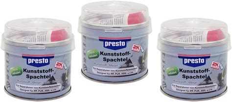 Presto K Kunststoffspachtel St Ck G Schwarz Amazon De Auto