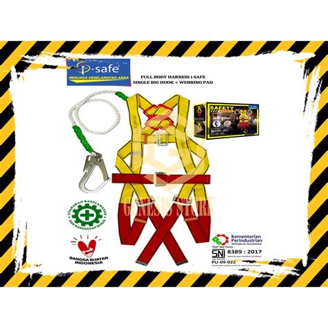 Jual Full Body Harness Single Big Hook Hook Besar Safety Belt Harness