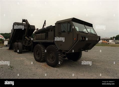 An Oshkosh Truck Corp Heavy Expanded Mobility Tactical Truck