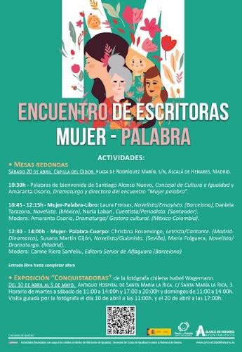 Encuentro De Escritoras Mujer Palabra Voces Iberoamericanas En Alcal