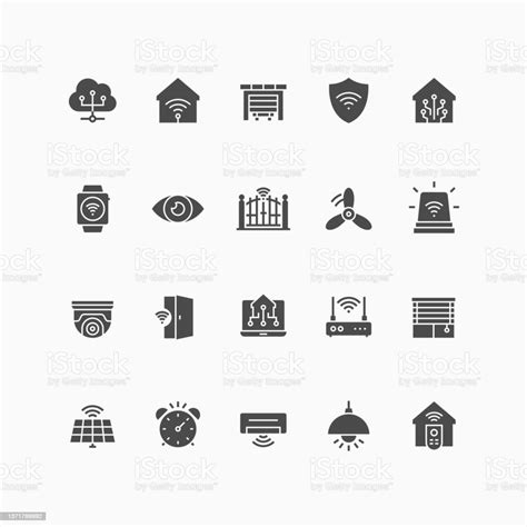 Set Of Smart Home Icons Stock Illustration Download Image Now Home