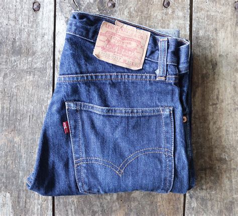 Vintage Lvc Levis Levi Strauss 505 Big E Red Tab Indigo Denim Jeans Selvdege Talon Zipper 29 X