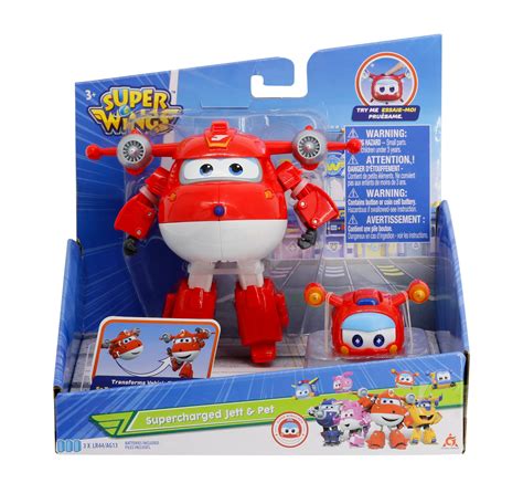 Snapklik Super Wings 5 Transforming 2 Pack Supercharged Jett