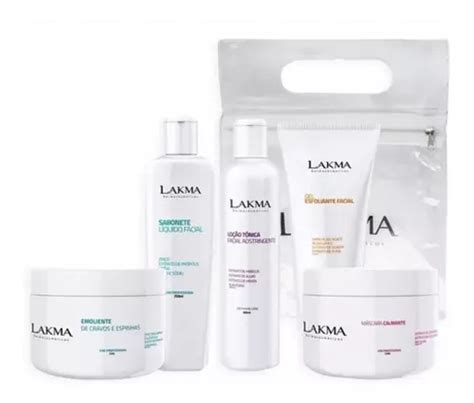 Kit Limpeza De Pele Profunda 5 Itens Lakma Parcelamento Sem Juros