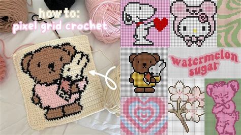 How To Crochet Any Pixel Grid With Free Designs Beginner