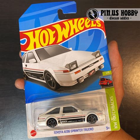 Jual HOTWHEELS TOYOTA AE86 SPRINTER TRUENO PUTIH WHITE ORIGINAL