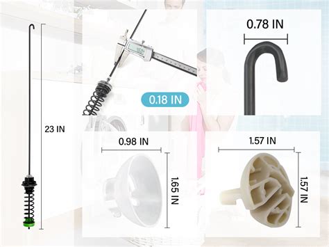 Amazon PANDEELS UPGRADE W11130362 Washer Suspension Rod Kit Fit