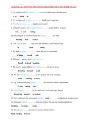 Gerund Esl Worksheet By Ibra Coni