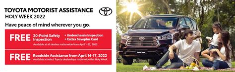 Toyota Motorist Assistance Program Toyota Motor Philippines