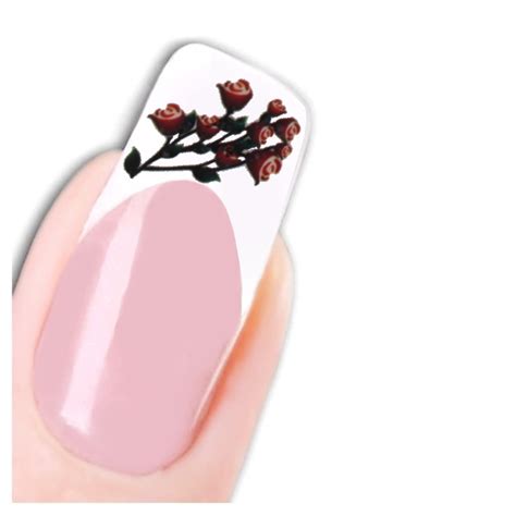 Tattoo Nail Art Blume Aufkleber Nagel Sticker Justfox De Der