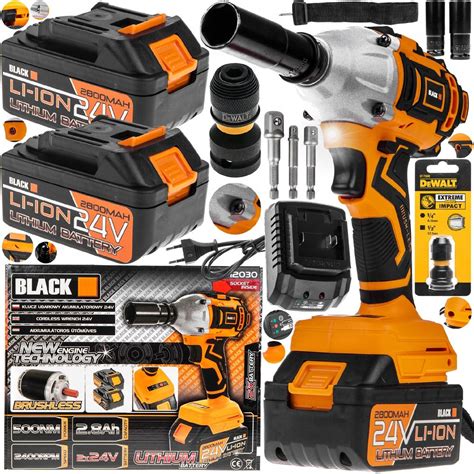 KLUCZ UDAROWY DO KÓŁ AKUMULATOROWY ADAPTER DEWALT - ERLI.pl