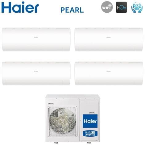 Climatizzatore Condizionatore Haier Quadri Split Inverter Serie Pearl 7