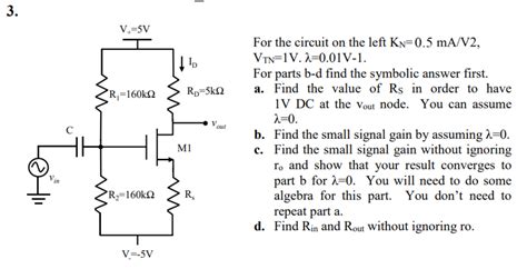 Solved Solve The Transistor Question According To New Kn And