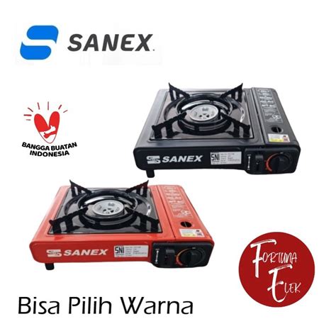 Jual Sanex Kompor Gas Portable 2 In1 SN 883 Bisa Untuk Gas Kaleng Dan