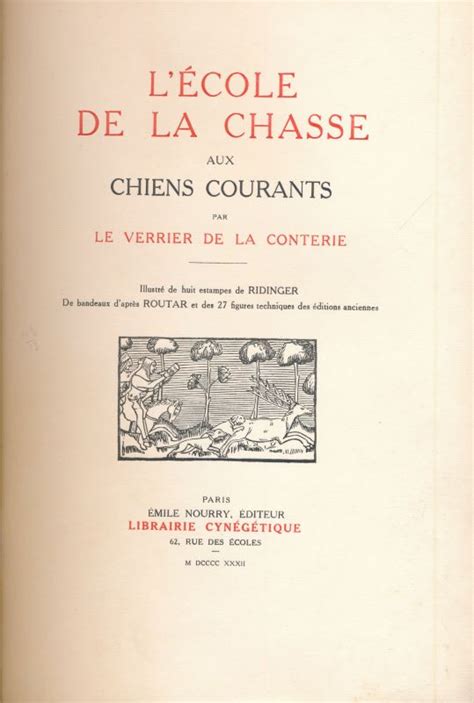 L Cole De La Chasse Aux Chiens Courants