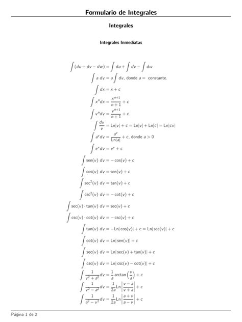 Integral Es Pdf Análisis Matemático Matemáticas