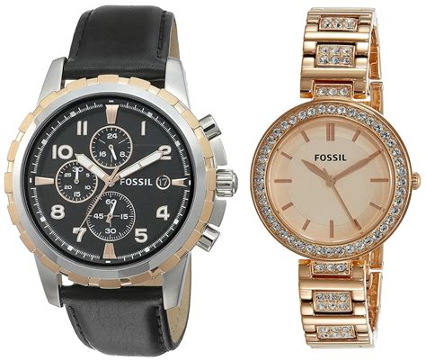 Buy Fossil Analog Watch For Mens Rose Gold And Black At