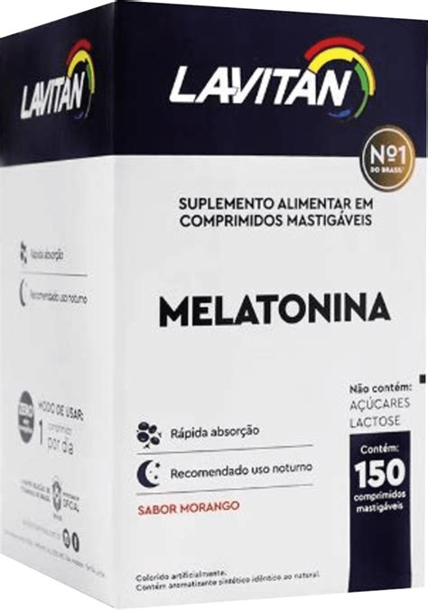 Suplemento Alimentar Cimed Lavitan Melatonina Morango Beleza Na Web