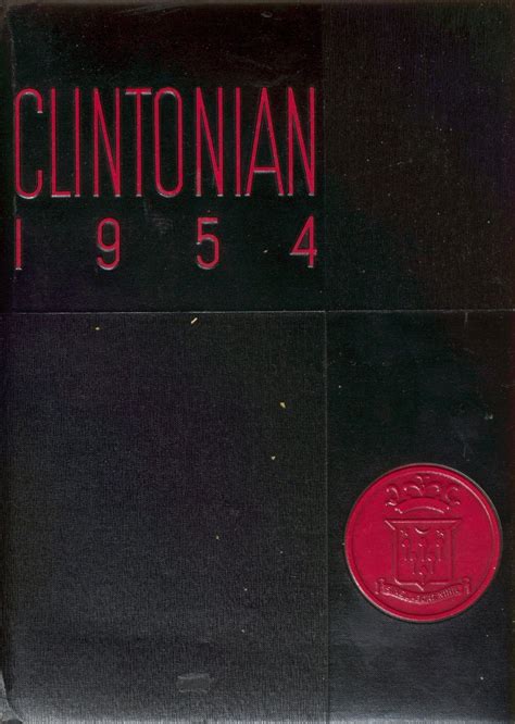 1954 Yearbook From Dewitt Clinton High School From Bronx New York