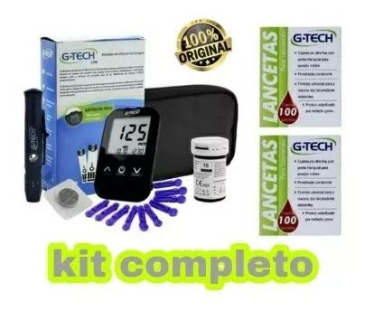 Kit Glicemia Completo Lancetas G Tech Parcelamento Sem Juros