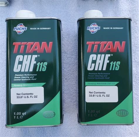 Fuchs TITAN CHF 11S Power Steering And Central Hydraulic Fluid 2 X 1L