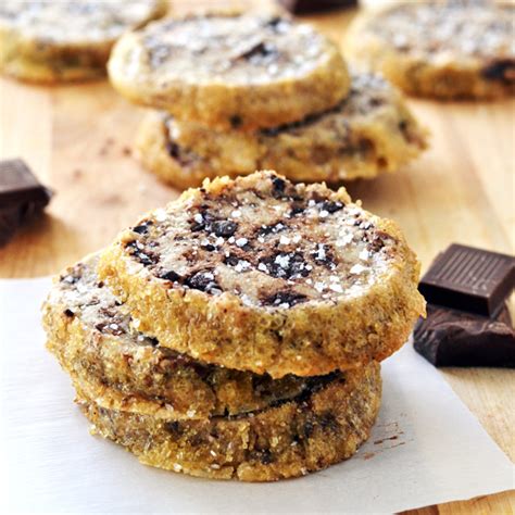 Salted Chocolate Chunk Shortbread Cookies Ambs Loves Food