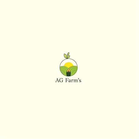 El Logotipo De La Agricultura Vector Premium