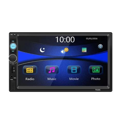 7010G 7in Auto Stereo MP5 Player GPS Navigation Bluetooth FM Radio Kopf