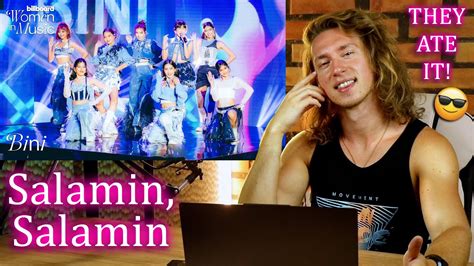 LET'S GO! BINI "Salamin, Salamin" | Billboard Philippines Women In Music 2024 | Singer Reaction ...