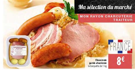 Promo Choucroute Garnie Alsacienne Chez Migros France Icatalogue Fr