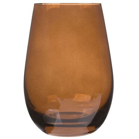 Stolzle S3527512e Elements 16 5 Oz Brown Stemless Wine Glass Tumbler 24 Case