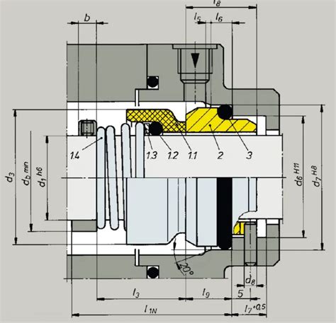 مکانیکال سیل مگاسیل ترکیه سری Ms 2 Ms 2 N