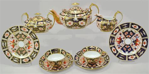 Royal Crown Derby Traditional Imari Tea Set Tea Set Imari Tea