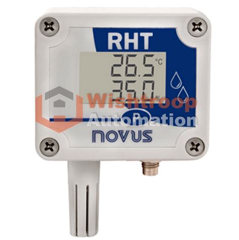 Novus Rht Dm Lcd Temperature And Humidity Transmitter Mm Rs