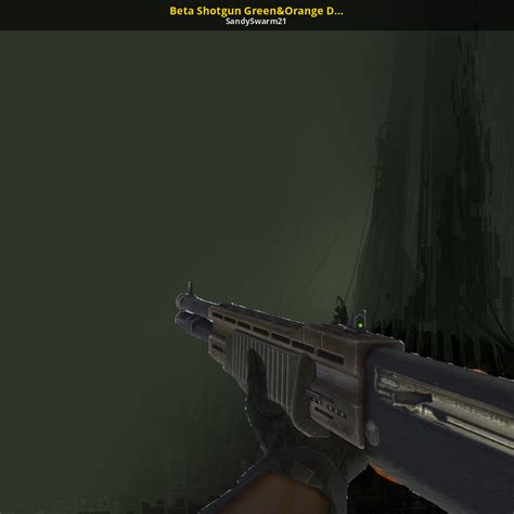 Beta Shotgun Greenandorange Dot W Beta Hands [half Life 2] [mods]