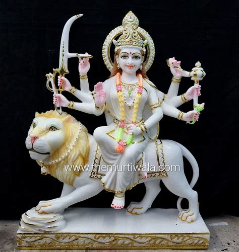 Durga Mata Marble Murti Best Price Manufacturer In Jaipur