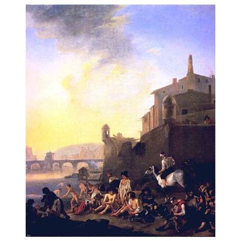 Johannes Lingelbach Bathing Gypsies X Wall Decal In Art